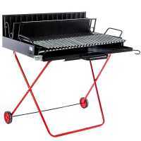 Pegoraro Angelo 323 Maxi - Barbecue portable &agrave; bois et charbon - Pliant