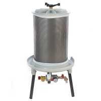 Grifo PEW80 - Pressoir hydraulique pour fruits 80 L &ndash; Cuve en acier inoxydable