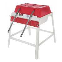 Grifo &agrave; 2 robinets - Remplisseuse manuelle avec becs inox et r&eacute;servoir en plastique