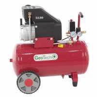 GeoTech AC 50.8.20 - Compresseur d'air &eacute;lectrique 50 L air comprim&eacute; - Moteur 2 CV