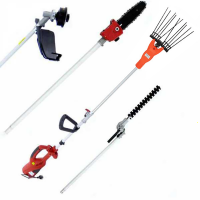 Peigne vibreur + D&eacute;broussailleuse multifonction &eacute;lectrique GeoTech BC 1400 Combi