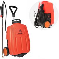 Pompe de pulv&eacute;risation &agrave; dos sur chariot Ausonia 16L - batterie 12V/10Ah