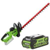 Greenworks G40HT - Taille-haie &eacute;lectrique &agrave; batterie 40V/2Ah - Lame de 61 cm