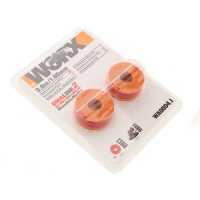 Blister de 2 Bobines 3 m x 1,65 mm pour coupe-bordures Worx WG163/169/157E 20V