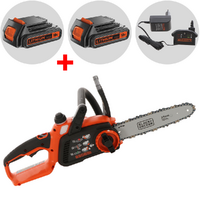 Black &amp; Decker GKC1825L20-QW - Tron&ccedil;onneuse &agrave; batterie 18 V 2 Ah + une batterie 18 V 2 Ah offerte