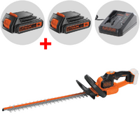 Taille-haie &agrave; batterie Black &amp; Decker GTC18502PC-QW 18V 2Ah + une batterie 18V 2Ah offerte - lamier 50cm