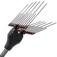 Castellari Tornado Carbon L V3 - Peigne vibreur &eacute;lectrique &agrave; batterie - Perche en carbone 230/330cm