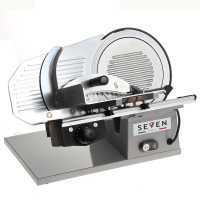 Seven Italy PS 250 PRO Silver - Trancheuse avec lame de 250 mm - aff&ucirc;teur compris - 180 Watts
