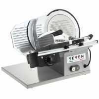 Seven Italy PS 220 PRO Silver - Trancheuse avec lame de 220 mm - Aiguiseur inclus - 160 Watts