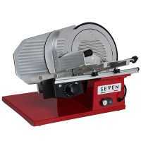 Seven Italy PS 250 PRO Rouge -Trancheuse avec lame de 250 mm - Aff&ucirc;teur compris - 180 Watts