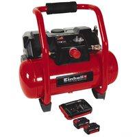 Einhell TE-AC 36 6 8 Li OF Set - Compresseur &agrave; batterie oilless - 4 Ah 2X18V