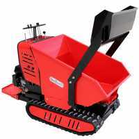 Brouette &agrave; chenilles GeoTech Geoporter 550 DHS Hydro - benne dumper hydraulique 500 kg