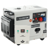 Blackstone SGB 8500 D-ES FP - Groupe &eacute;lectrog&egrave;ne diesel insonoris&eacute; avec AVR  6.3 kw - Continue 6 kW Full-Power + ATS triphas&eacute;