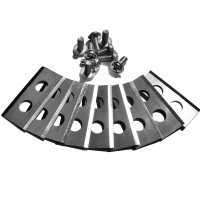 Kit 9 lames professionnelles et vis de rechange pour Worx