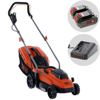 Tondeuse &agrave; gazon &eacute;lectrique &agrave; batterie Black &amp; Decker BCMW33184L2-QW - 36V 4.0Ah