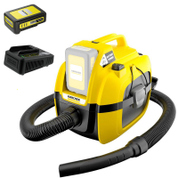 Karcher WD 1 - Aspirateur multi-usage &agrave; batterie 18 V - solides, liquides et souffleur