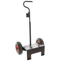 Chariot porte-batterie professionnel Volpi pour le d&eacute;placement des batteries des peignes vibreurs