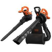 Souffleur- aspirateur pour feuilles BLACK+DECKER BEBLV290, 3 en 1