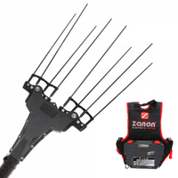 Zanon Murcielago R AL300 - Peigne vibreur &eacute;lectrique &agrave; batterie au lithium - Perche t&eacute;lescopique 210 - 340cm