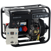 BlackStone OFB 8500-3 D-ES - Groupe &eacute;lectrog&egrave;ne Triphas&eacute; Diesel - 6.3 kw- Cadran ATS inclus