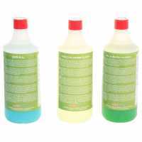 Kit 3 d&eacute;tergents professionnels - sp&eacute;cifiques pour le nettoyage des ext&eacute;rieurs - 3 bidons de 1 L