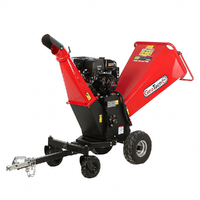 GeoTech Pro PCS 160LE PRO - Broyeur de branches thermique professionnel - Moteur Loncin G420FD