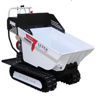 Seven Italy TH500 GX 200 - Brouette à chenilles avec benne dumper 500 kg - Transmission hydrostatique