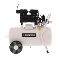 BlackStone SBC 50-10 - Compresseur d'air &eacute;lectrique insonoris&eacute;