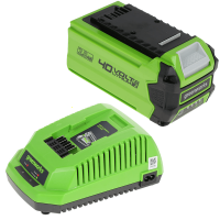 Starter kit Greenworks Batterie 40V 2Ah  + Chargeur