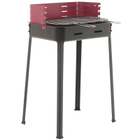 Seven Italy Flavia s/r 45 - Barbecue &agrave; charbon en fer artisanal - 45,5x29,5&nbsp;cm