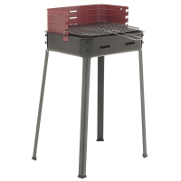 Seven Italy Flavia s/r 41 - Barbecue &agrave; charbon en fer artisanal - 41x29,5&nbsp;cm