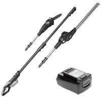 Alpina AMT 20 Li - &Eacute;lagueuse sur perche t&eacute;lescopique &agrave; batterie multifonction - batterie 20V 4Ah