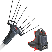 Zanon Albatros AL300 - Peigne vibreur électrique à batterie au lithium - Perche télescopique 210 - 340cm - 50,4 15.9 Ah