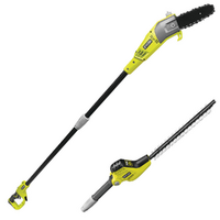 Ryobi RP750450 - &Eacute;lagueuse-Taille-haie sur perche t&eacute;lescopique - Lame de 45 cm