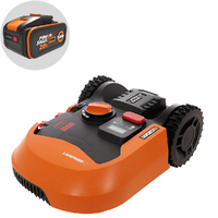 Worx Landroid WR147E.1 - Robot tondeuse - Avec p&eacute;rim&egrave;tre - Batterie 20V et 4 Ah - L1000