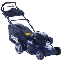 BullMach ECTOR 46 H - Tondeuse à gazon thermique tractée - 4 en 1 - Moteur Honda GCVx170