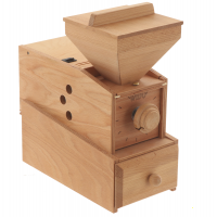 Moulin artisanal pour farine WIDU Widukind Mod. 1 en bois de h&ecirc;tre