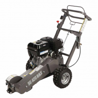 BlackStone SG 420 B&amp;S - Rogneuse  de souches - Moteur B&amp;S XR2100 420 cm3 - Disque de coupe avec 8 marteaux en carbure de tungst&egrave;ne