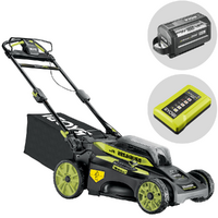 Ryobi RY36LMX51A-160 - Tondeuse &agrave; gazon tract&eacute;e &agrave; batterie - MAX POWER 36V/6Ah - Coupe 51 cm