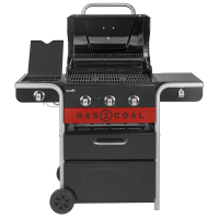 Char-Broil Gas2Coal 2.0 3B - Barbecue &agrave; gaz et charbon
