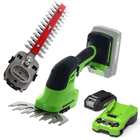 GREENWORKS G24SHT - Cisaille &agrave; gazon &agrave; batterie - Sculpte-haie - 24V 2Ah