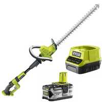 RYOBI OHT1850X - Taille-haie sur perche de rallonge &agrave; batterie - 18V/4Ah - Lame de 50cm