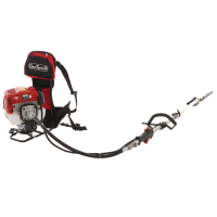 Taille-haie thermique  &agrave; 2 temps &agrave; dos et sur perche GeoTech GT-2 58 BP - 58 cm3