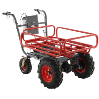 Brouette &eacute;lectrique &agrave; batterie Geotech CAR 300T-T PLUS - Batterie de 40V et 6 Ah