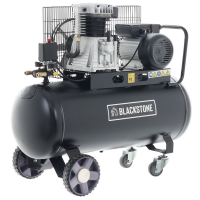 BlackStone B-LBC 100-30 - Compresseur d'air &eacute;lectrique &agrave; courroie - Moteur 3 CV - 100 L