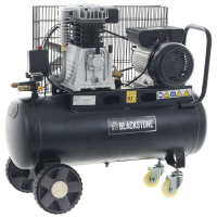 BlackStone B-LBC 50-30 - Compresseur d'air &eacute;lectrique &agrave; courroie - Moteur 3 CV - 50 L