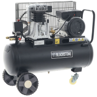 BlackStone B-LBC 50-20 - Compresseur d'air &eacute;lectrique &agrave; courroie - Moteur 2 CV - 50 L