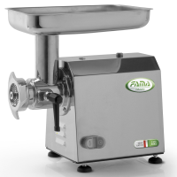 Fama TI12 - Hachoir &agrave; viande &eacute;lectrique - Corps en acier inox - Groupe de hachage en fonte - 230V