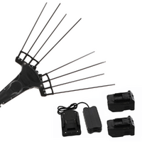 Zanon Albatros PRATIK C/AL 300 - Peigne vibreur avec batterie au Lithium - Perche t&eacute;lescopique 220 - 350 cm - 2x (36V-5Ah)