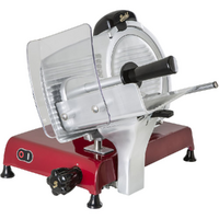 Berkel Red Line 250 Rouge - Trancheuse avec lame en acier chrom&eacute; de 250 mm - CE professionnelle